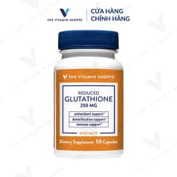 Thumbnail Viên uống trắng da ,chống oxy hóa, tăng cường đề kháng Glutathione Reduced 250mg THE VITAMIN SHOPPE 2