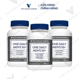 Thumbnail Viên uống vitamin tổng hợp cho nam trên 50 tuổi THE VITAMIN SHOPPE One Daily Men’s 50+ 60 viên 3