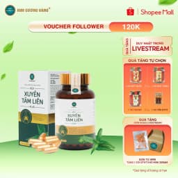 Thumbnail Viên Uống Xuyên Tâm Liên HSD 06.2025  Hỗ Trợ Hô Hấp Gỉam Ho Đông Trùng Hạ Thảo (30 Viên/Hộp)  Kim Cương Vàng 1
