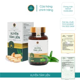 Thumbnail Viên Uống Xuyên Tâm Liên HSD 06.2025  Hỗ Trợ Hô Hấp Gỉam Ho Đông Trùng Hạ Thảo (30 Viên/Hộp)  Kim Cương Vàng 2