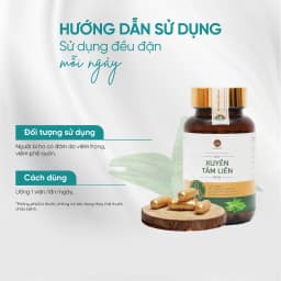 Thumbnail Viên Uống Xuyên Tâm Liên HSD 06.2025  Hỗ Trợ Hô Hấp Gỉam Ho Đông Trùng Hạ Thảo (30 Viên/Hộp)  Kim Cương Vàng 4