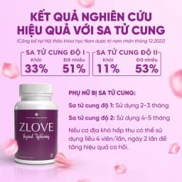 Thumbnail Viên uống Zlove tăng cường nội tiết tố nữ, se khít vùng kín, giảm bốc hỏa, mất ngủ ( hộp 50 viên ) 4