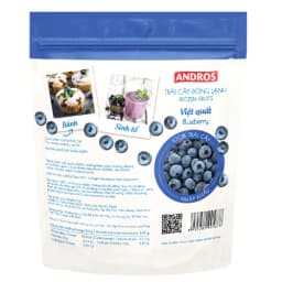 Thumbnail Việt Quất Đông Lạnh - Không chất bảo quản - Trái cây đông lạnh ANDROS IQF - 300g - [Chỉ giao HCM] 3