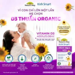 Thumbnail Vitamin D3 ORGANIC Nature’s Way, D3 Thuần Cho Trẻ Sơ Sinh Kids Smart Infant Drops VD3 - Hộp 13ml 1
