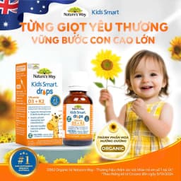 Thumbnail Vitamin D3k2 Organic Nature's Way, D3K2 Cho Trẻ Sơ Sinh Với Thành Phần Hoa Hướng Dương Organic Hộp 11ml 1