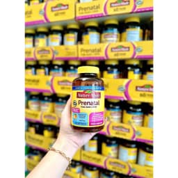 Thumbnail Vitamin tổng hợp cho bà bầu nature made prenatal folic + dha hộp 150 viên nội địa Mỹ 3