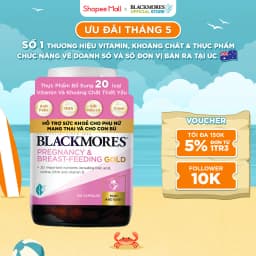 Thumbnail Vitamin Tổng Hợp Cho Bà Bầu và Mẹ Cho Con Bú Blackmores Pregnancy & Breast-Feeding Gold Lọ 60 Viên 1