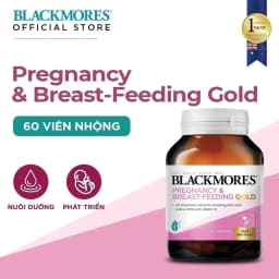 Thumbnail Vitamin Tổng Hợp Cho Bà Bầu và Mẹ Cho Con Bú Blackmores Pregnancy & Breast-Feeding Gold Lọ 60 Viên 2
