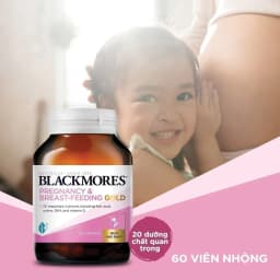 Thumbnail Vitamin Tổng Hợp Cho Bà Bầu và Mẹ Cho Con Bú Blackmores Pregnancy & Breast-Feeding Gold Lọ 60 Viên 3