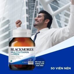 Thumbnail Vitamin Tổng Hợp Hỗ Trợ Sức Khỏe Nam Giới Blackmores Multivitamin For Men Lọ 50 Viên 1