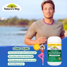 Thumbnail Vitamin Tổng Hợp Nature’s Way Complete Daily Multivitamin - Hộp 100 Viên - Hỗ Trợ Bổ Sung Vitamin Và Khoáng Chất 1