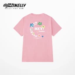 Thumbnail Áo thun NELLY Cotton 260gsm Premium - Flower Lucky Tay Lỡ Form Rộng Nam Nữ 3