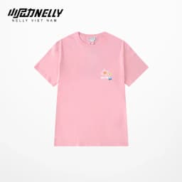 Thumbnail Áo thun NELLY Cotton 260gsm Premium - Flower Lucky Tay Lỡ Form Rộng Nam Nữ 4