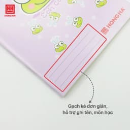 Thumbnail Vở 4 ô ly 80 trang School Ếch Cốm Hồng Hà định lượng 100gsm - 0600 2