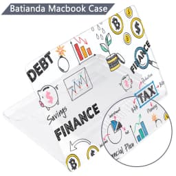 Thumbnail Vỏ bọc bảo vệ BATIANDA thích hợp cho MacBook Pro13 14 16” M4 M3 M2 M1 Air 13 13.6 15" A2941 A2681 A2779 A2337 A2338 A2179 A1932 A2442 A2485 Air11 12 13.3" A1369 A1466 1