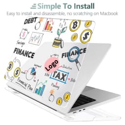 Thumbnail Vỏ bọc bảo vệ BATIANDA thích hợp cho MacBook Pro13 14 16” M4 M3 M2 M1 Air 13 13.6 15" A2941 A2681 A2779 A2337 A2338 A2179 A1932 A2442 A2485 Air11 12 13.3" A1369 A1466 4