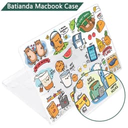 Thumbnail Vỏ bọc máy tính xách tay BATIANDA thích hợp cho MacBook Pro 13 14 16inch M4 M3 M2 M1 Air 13 13.6 15" A2941 A2681 A2337 A2338 A2779 A2780 A2442 A2486 A2179 A1932 A1466 A1369 A1708 A1706 Air11 12 13" 2012-2015 1