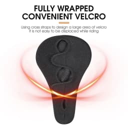 Thumbnail Vỏ bọc yên xe đạp WEST BIKING bằng da PU và xốp silicone mềm mại dày chống trượt 4