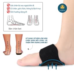 Thumbnail Vớ đệm lõm bàn chân giảm mỏi chân khi đi đứng quá lâu,  bảo vệ đôi chân của bạn - Buybox - BBPK289 4