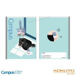 Thumbnail Vở Gáy Keo Meow Series Kẻ 4 Ly Ngang - Kẻ Ngang Có Chấm 120-200 Trang Khổ A5/B5 Chính Hãng Campus 2