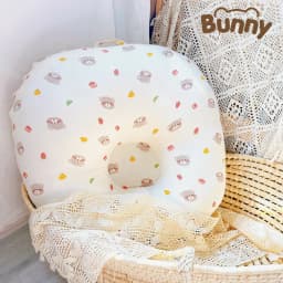 Thumbnail Vỏ gối chống trào ngược muslin, trần bông Kidsword Bunny kích thước 70x70x20cm (Lưu ý dành cho ruột gối chữ C ) 3