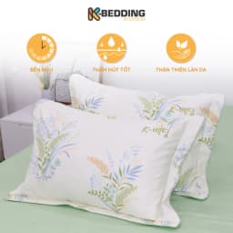 Thumbnail Vỏ Gối Nằm Chần Bông Cotton Hàn Quốc KBedding by Everon 45x65cm ( 1 cặp) 1