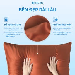Thumbnail Vỏ Gối Tencel CHU MY 60s – Êm Mịn, Thoáng Khí, Dễ Làm Sạch – Size 40x60 | 50x70cm 3