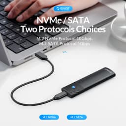 Thumbnail Vỏ SSD ORICO M2 NVME USB3.0 Type-C PCIe SSD Tương thích với SSD NGFF NVME cho Mac (PWM2) 2