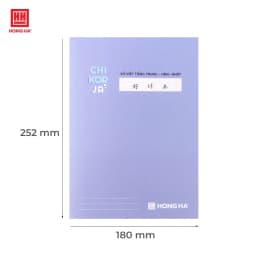 Thumbnail Vở viết gáy ghim 120 trang Study Hồng Hà Chi-Kor-Ja (tiếng Trung - Hàn - Nhật) - 1467 1