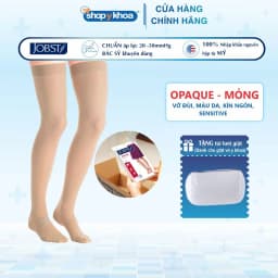Thumbnail Vớ Y Khoa JOBST Opaque Sensitive [Da nhạy cảm] - Vớ Đùi, Màu Da, Kín Ngón, Áp Lực 20-30mmHg, 2 chiếc (Tất Y Khoa) 1