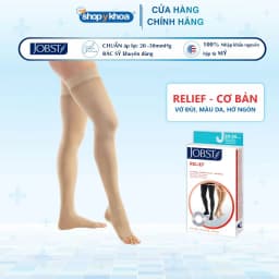 Thumbnail Vớ Y Khoa JOBST Relief - Vớ Đùi, Màu Da, Hở Ngón, Dòng Cơ Bản, Áp Lực 20-30mmHg, 2 Chiếc (Tất Y Khoa) 1