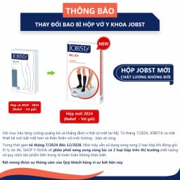 Thumbnail Vớ Y Khoa JOBST Relief - Vớ Gối, Màu Da, Hở Ngón, Dòng Cơ Bản, Áp Lực 20-30mmHg, 2 Chiếc (Tất Y Khoa) 3