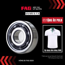 Thumbnail Vòng bi bánh xe FAG - vòng 6201 lắp theo xe Honda Wave, Future, Air Blade, Lead, SH 1