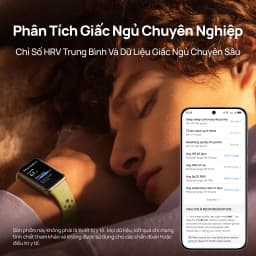 Thumbnail Vòng Đeo Tay Thông Minh HUAWEI Band 10 Khung Hợp Kim Nhôm Tinh Tế | Phân Tích Giấc Ngủ Chuyên Nghiệp 4