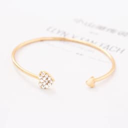 Thumbnail Vòng Tay CRRJU 003 Trang Trí Hình Trái Tim Đính Kim Cương Gỉa Thời Trang Đáng Yêu 2