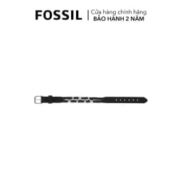 Thumbnail Vòng tay Fossil dây da đen cá tính JF04473040 2