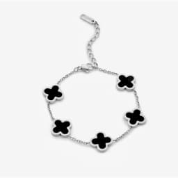 Thumbnail Vòng tay nữ CDE Five Four Leaf Clovers Bracelet Silver CDE2026SV.BL 2