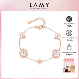 Thumbnail Vòng tay nữ CDE Four Leaf Flower Bracelet Rose Gold CDE2020RG 1