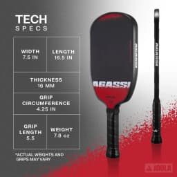 Thumbnail Vợt Pickleball Agassi Edge 16mm - Agassi 3