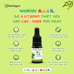 Thumbnail Welkids ADEK bổ sung D3K2 kết hợp Vitamin A, E hỗ trợ nâng cao đề kháng, phát triển chiều cao 2