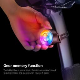 Thumbnail WEST BIKING Xe Đạp Đèn Xe Đạp Thông Minh Đèn Hậu Cảm Ứng Phanh Đèn Hậu Đi Xe Đạp Đêm Nhiều Màu Sắc Đèn Hậu Cảm Biến Đèn Hậu Cong Đèn Hậu 4