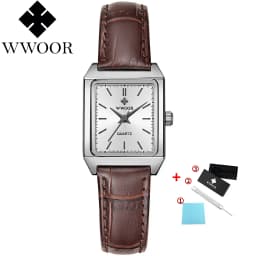 Thumbnail WWOOR Đồng hồ chống thấm nước phong cách thể thao thời trang cho nữ-8850 1