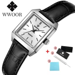 Thumbnail WWOOR Đồng hồ chống thấm nước phong cách thể thao thời trang cho nữ-8850 4