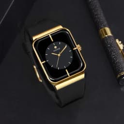 Thumbnail Wwoor Đồng Hồ Quartz Chống Thấm Nước Với Dây Đeo Silicon Thoải Mái Chất Lượng Cao 8884 4