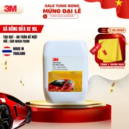 Thumbnail Xà bông rửa xe bọt tuyết  3M -  Can 10L Nhập khẩu Thái Lan, Tỷ lệ pha 1:100 1