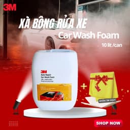 Thumbnail Xà bông rửa xe bọt tuyết  3M -  Can 10L Nhập khẩu Thái Lan, Tỷ lệ pha 1:100 2