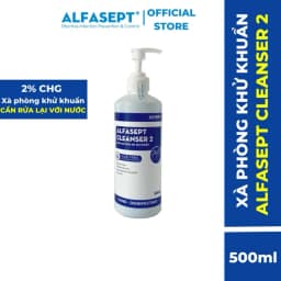 Thumbnail Xà Phòng Rửa Tay ALFASEPT Cleanser 2 Giúp Khử Khuẩn Nhanh Chóng Và Tăng Cường Khả Năng Giữ Ẩm Cho Da Lọ 500ml 1