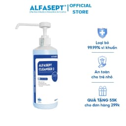 Thumbnail Xà Phòng Rửa Tay ALFASEPT Cleanser 2 Giúp Khử Khuẩn Nhanh Chóng Và Tăng Cường Khả Năng Giữ Ẩm Cho Da Lọ 500ml 2