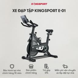 Thumbnail Xe đạp tập KINGSPORT Active E-01 thiết kế kháng lực từ tính êm ái, có đồng hồ đo lường chỉ số 2