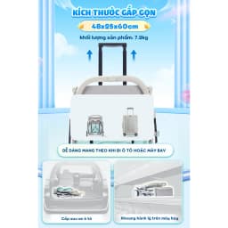 Thumbnail Xe đẩy gấp gọn Chilux A320 - Mái che to nhiều nấc, khoá bánh xe an toàn 3